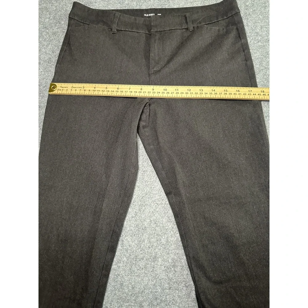 Old Navy Pixie Skinny Pants 8 Dark Gray‎ Charcoal Stretch Workwear